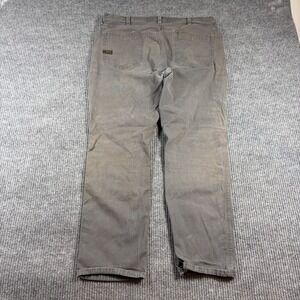 Ariat Pants Men's 40x32 Rebar M4 Low Rise Straight Work Gray Canvas Carpenter